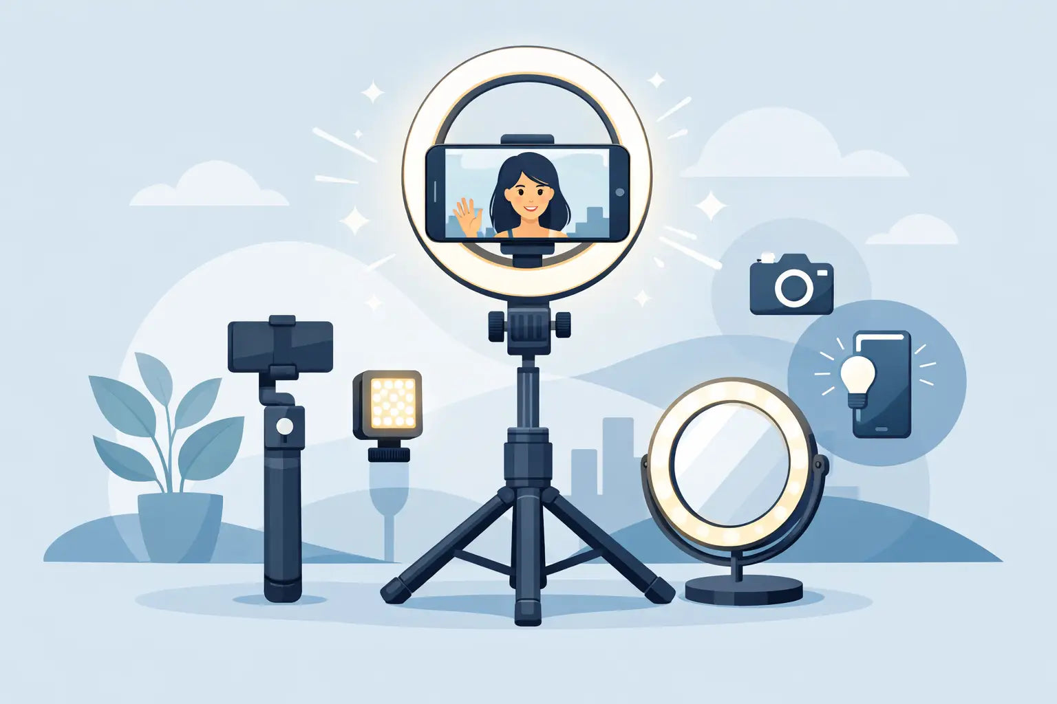 How to Choose a Selfie Stick Tripod with Light
