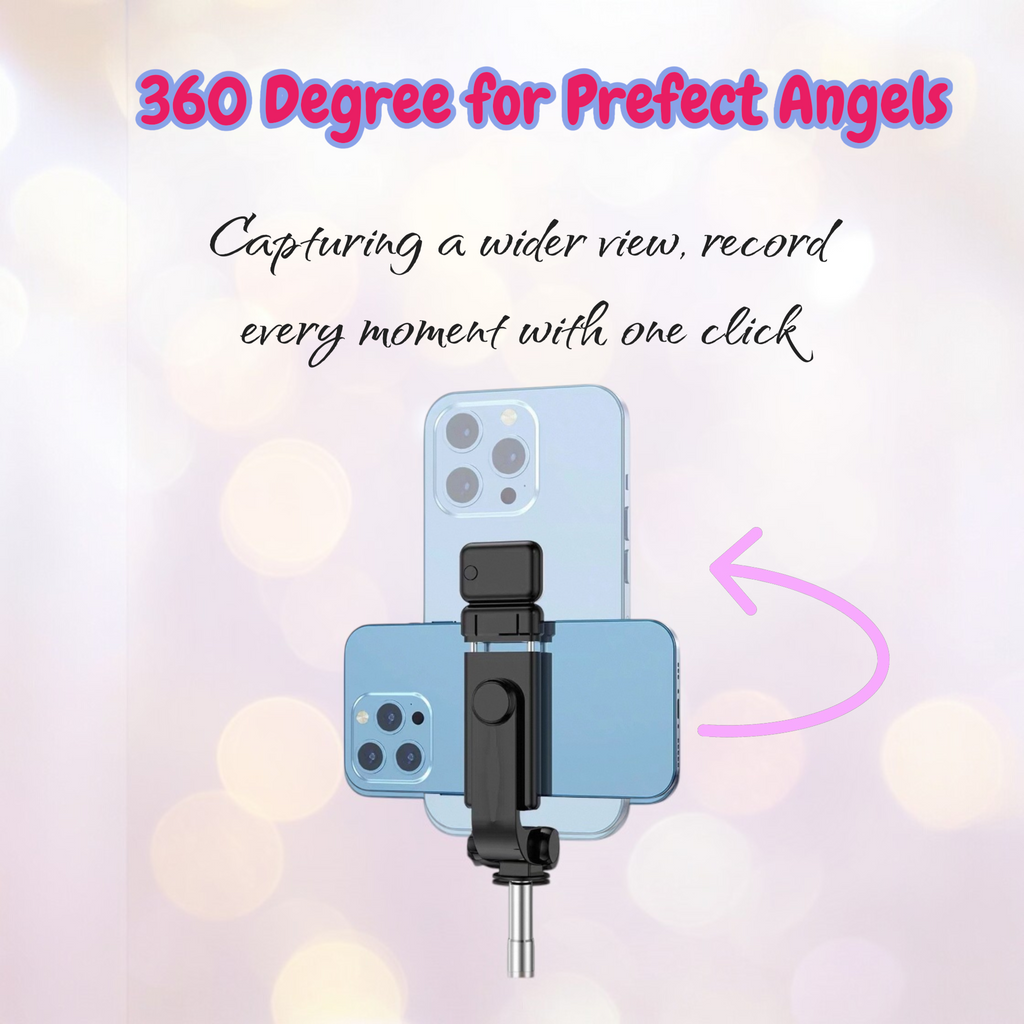 3-in-1 Selfie Stick Tripod with Bluetooth Remote & Fill Light