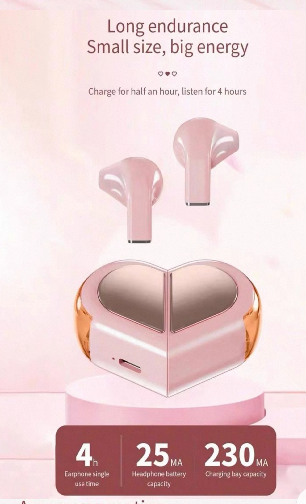 heart earphone